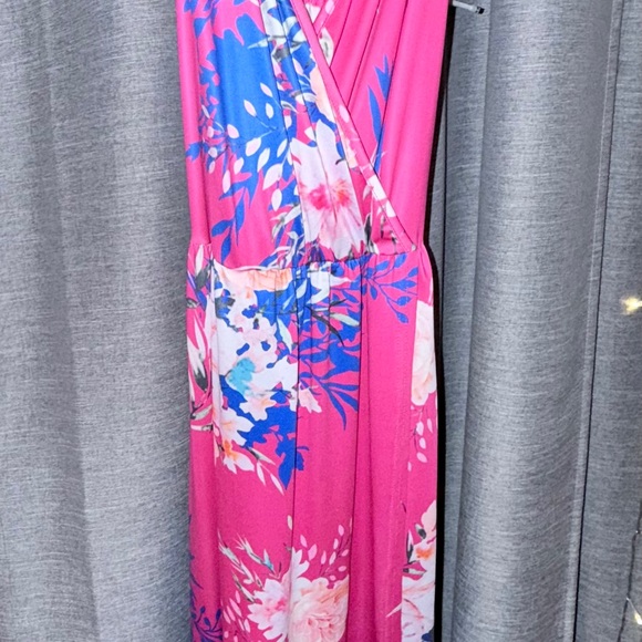 Source Unknown Dresses & Skirts - Pink Floral Maxi Dress